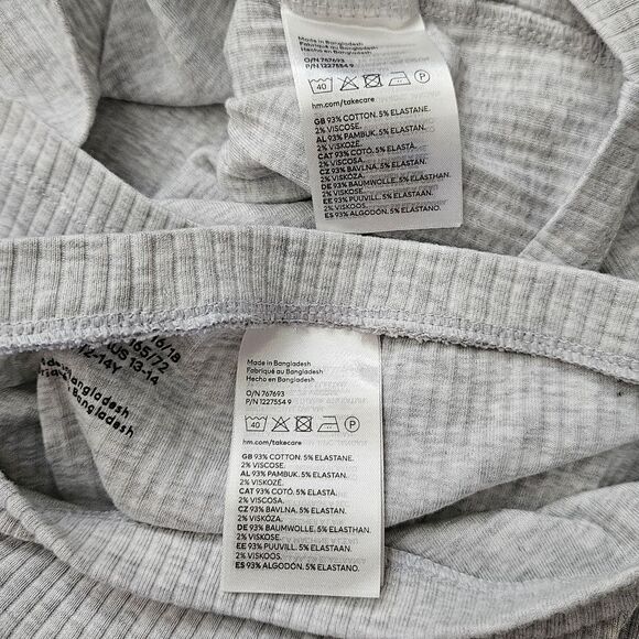 H&M Gray Ribbed Knit Two-Piece Set - Picture 7 of 9